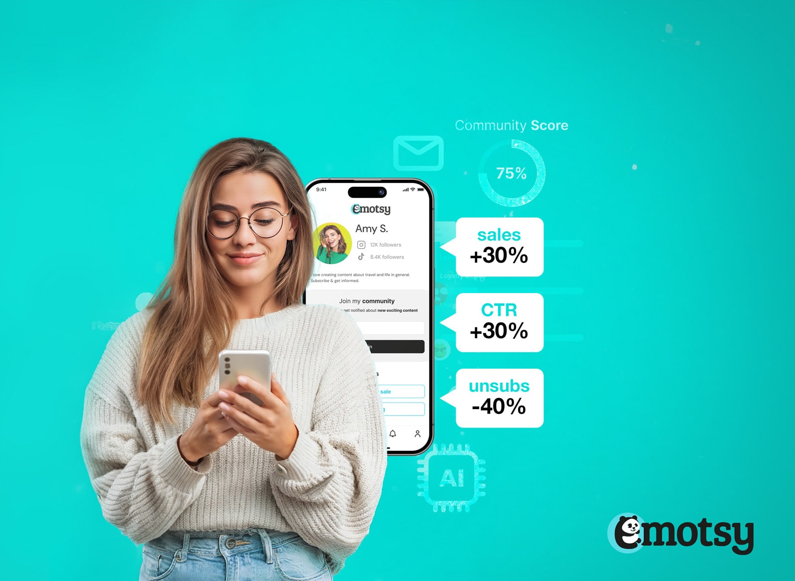Emotsy content creator hub solution
